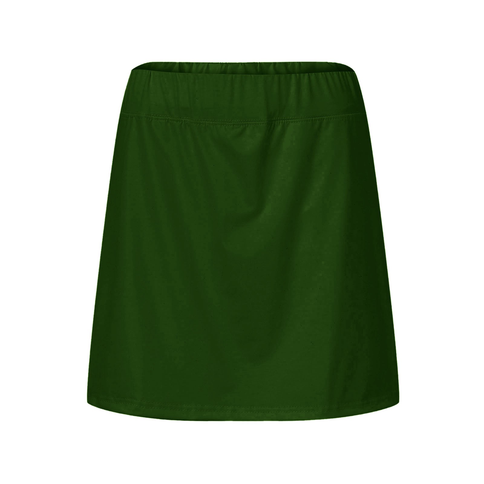thumbnail image 5 of Falda deportiva informal de tenis para mujer: falda pantalón deportiva de 2 capas con cintura elástica y forro de pantalón corto, poliéster ligero, tallas S-XXL, 5 of 6